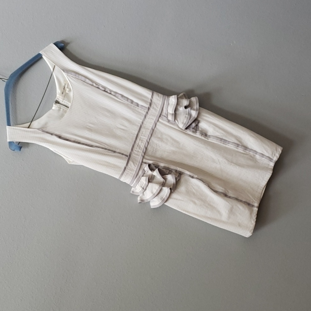 Cream out going dress